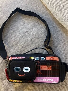 Min & Mon Subway Stories Crossbody Pixel NYC Bag